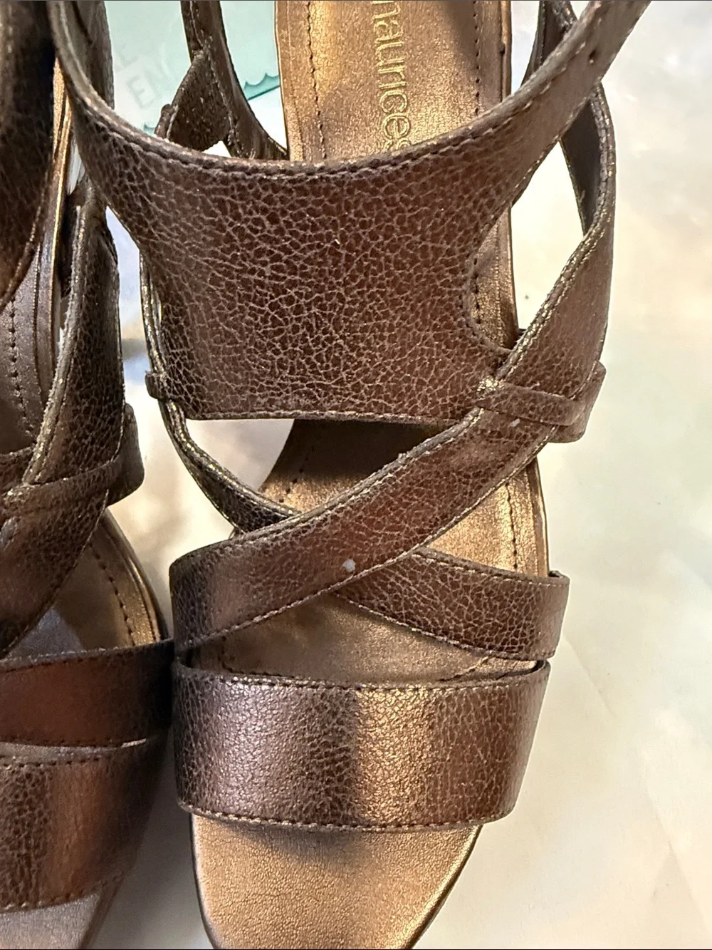 Maurices Stylish Women's Brown Strappy High-Heel Sandals 8